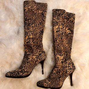 Stuart Weitzman Leopard Boots